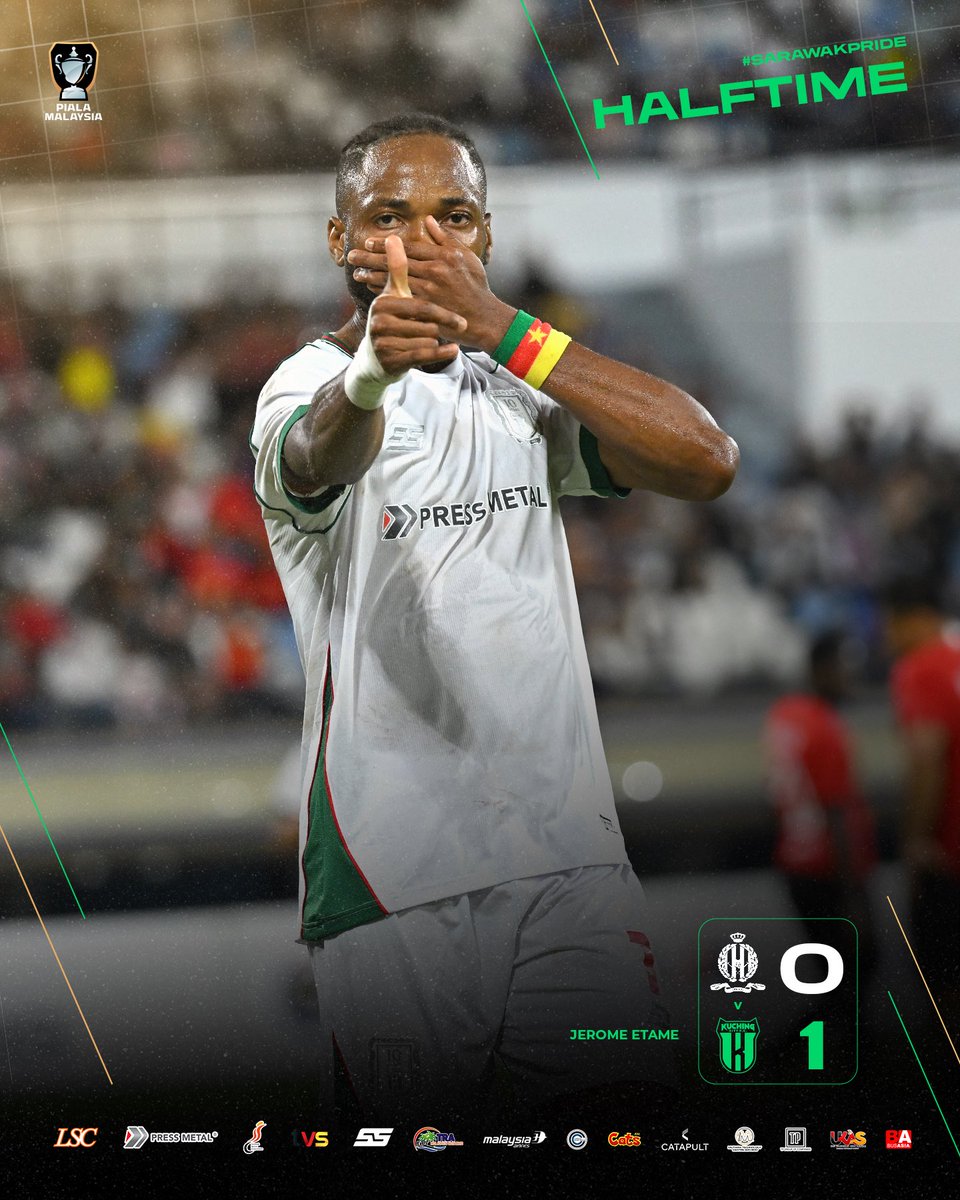 On the scoresheet for the first time! 🎯
Etame gives us the lead at the break.