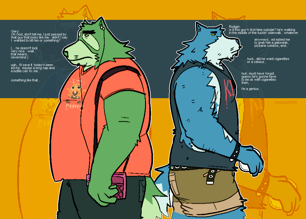 sandglas_'s tweet photo. two wolves https://t.co/ccNHZKn6Uz