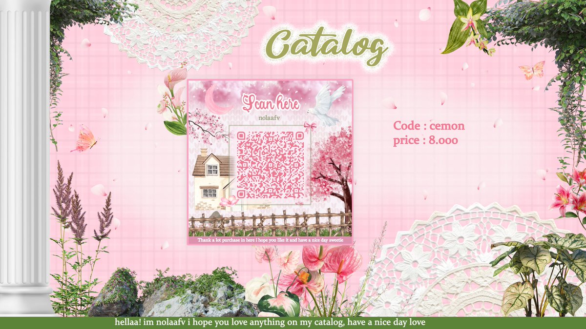 nolaafv's tweet image. HELP RT PLEASE, THANKYOU!

   ˖    halloo   ♡‌ teman teman aku ada anak baru qr deco dan pl, kalau lewat boleh minta waktunya sebentar untuk ospekin merekaa 🥺😼 kalau ada kesamaan dengan ba lain boleh dm aku yaa, tencuuu °

🦢 .  .  .      🌷

#zonauang