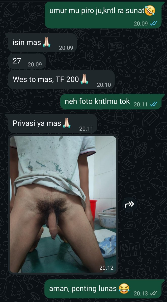 masterRendyy's tweet photo. Uncut ternyata wkwkk
#kulibangunan #kontolbrondong #kuliganteng #GayMalang #gaysemarang https://t.co/nGLvbvXqkx