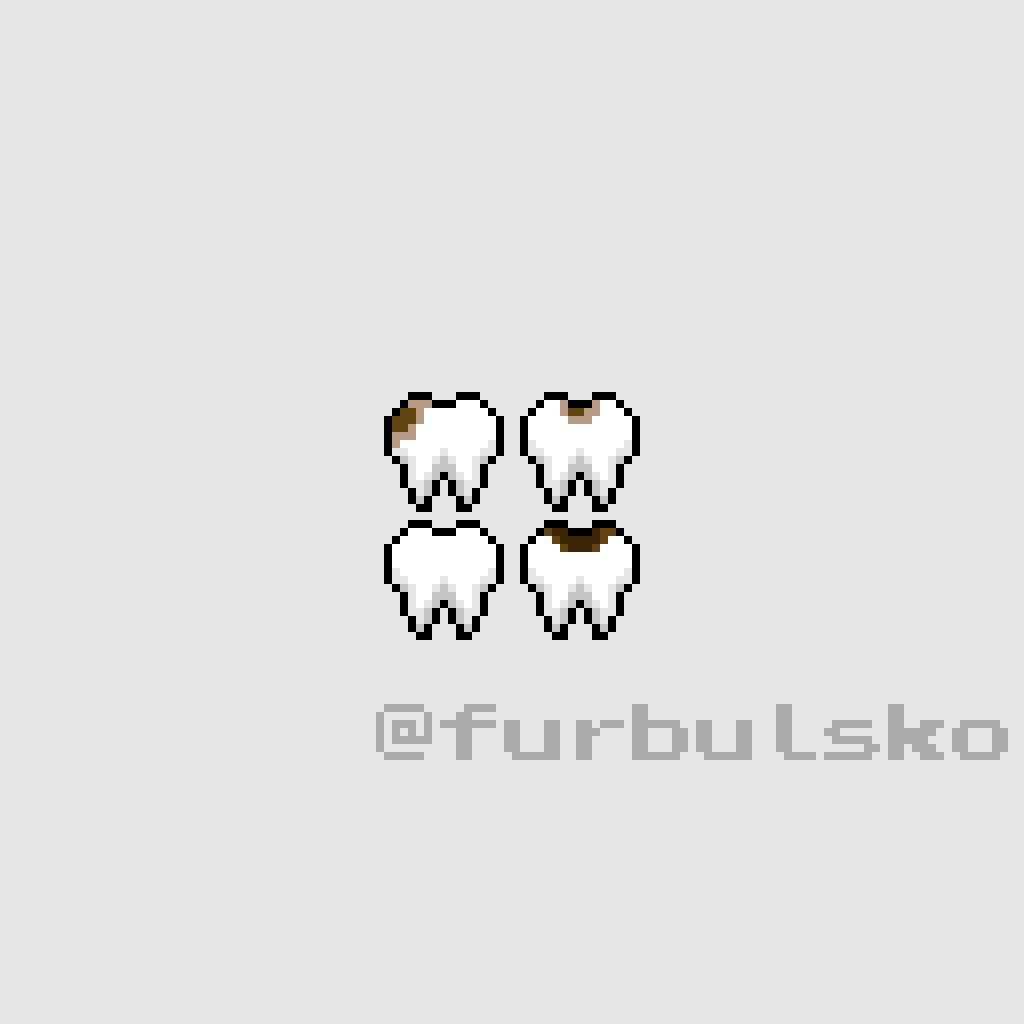 歯医者に行ったので🦷
#ドット絵 #pixelart