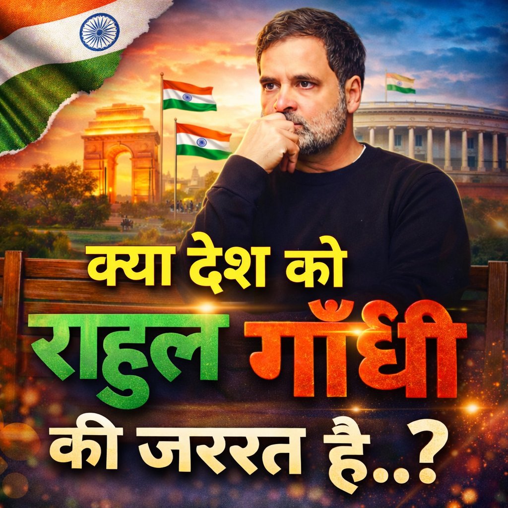 क्या देश को ऐसे नेता की ज़रूरत है
जो सवाल पूछे,
सच बोले
और जनता के साथ खड़ा रहे?
क्या देश को राहुल गांधी की ज़रूरत है?

○ YES
○ NO