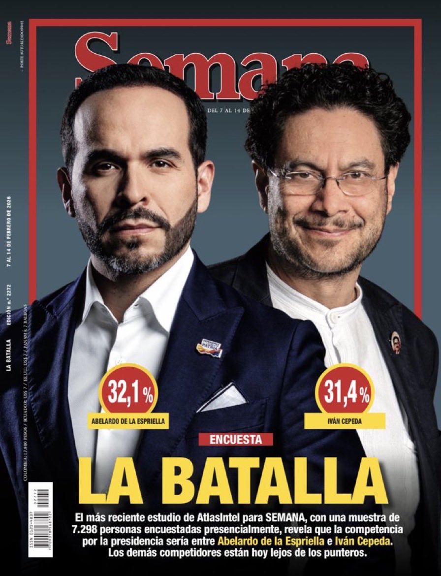¿Si hoy fuera el día de las elecciones presidenciales en Colombia 🇨🇴 usted votaría por?

🔁Abelardo 
❤️ Cepeda
