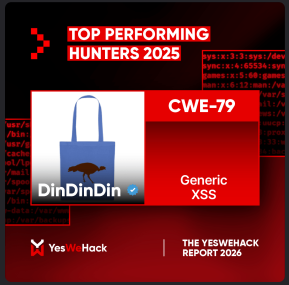 comores_11's tweet photo. Honored to be among the Top Performing Hunters in 2025 on YesWeHack🏆

Really happy to hunt on YesWeHack — great platform and great experience

#CyberSecurity #BugBounty #YesWeHack #XSS https://t.co/FjON5DRADP