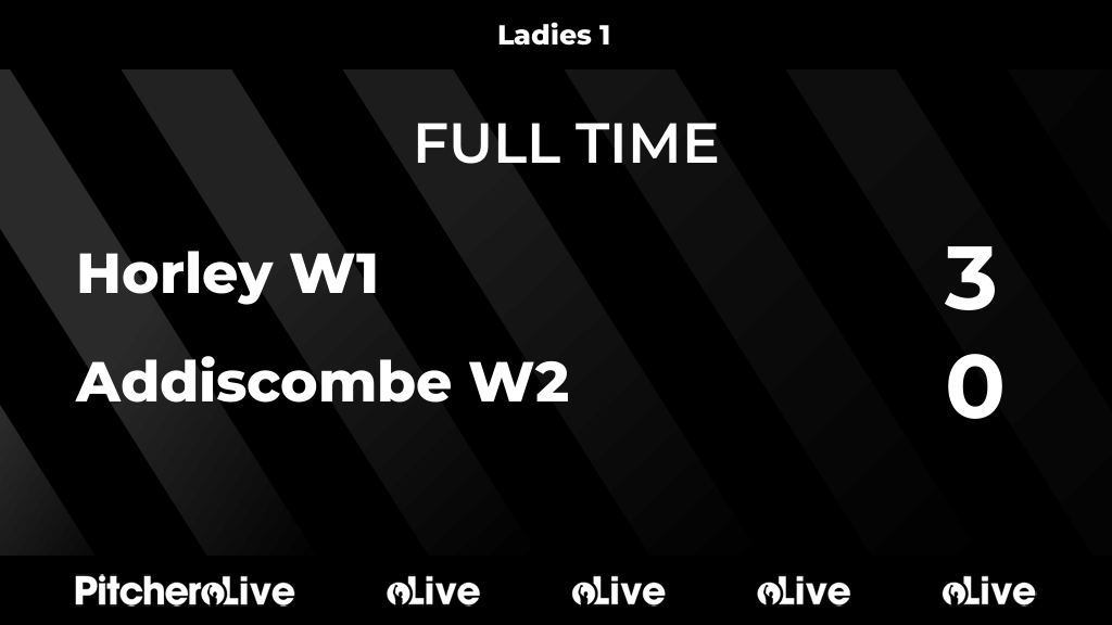 FULL TIME: Horley W1 3 - 0 Addiscombe W2
#HORADD #Pitchero
horleyhockeyclub.co.uk/teams/132647/m…