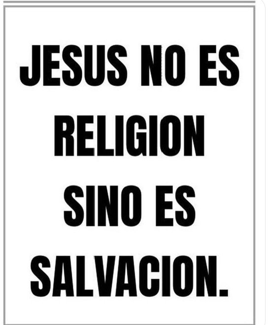<a href="/DANIELCUEVAS25/">DANIEL CUEVAS</a> Cuando nos pregunte a qué iglesia o religión pertenecemos?
Las respuestas
-Iglesia como edificio no salva, Iglesia somos los redimidos por la sangre de Cristo
-Religión no salva estamos en la sana doctrina conforme a las enseñanzas de la Biblia en Cristo Jesús y el Espíritu Santo