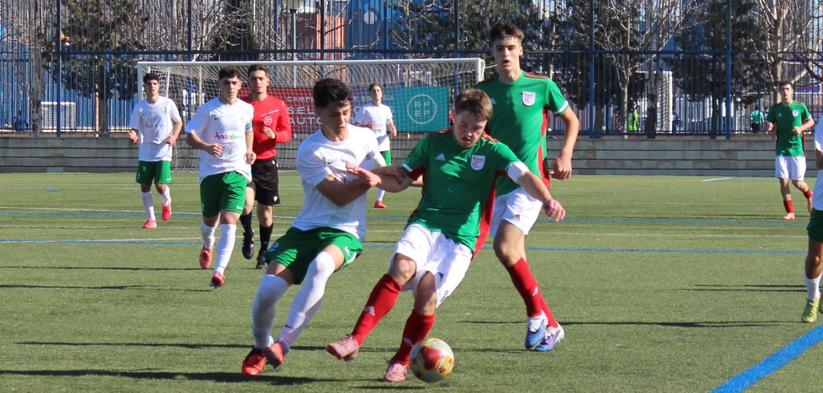 <a href="/rfef/">RFEF</a> <a href="/EFF_FVF/">Euskadiko Futbol Federakundea - Federación Vasca</a> 🏆 𝑪𝒂𝒎𝒑𝒆𝒐𝒏𝒂𝒕𝒐 𝒅𝒆 𝑬𝒔𝒑𝒂𝒏̃𝒂 𝒅𝒆 𝑺𝒆𝒍𝒆𝒄𝒄𝒊𝒐𝒏𝒆𝒔 𝑨𝒖𝒕𝒐𝒏𝒐́𝒎𝒊𝒄𝒂𝒔 <a href="/rfef/">RFEF</a> 

🏁Final | #AndaluzaSub16 2 - 2 <a href="/EFF_FVF/">Euskadiko Futbol Federakundea - Federación Vasca</a> 
💚 Orgullosos de vuestro trabajo.

💟 #FútbolRFAF l #CESA