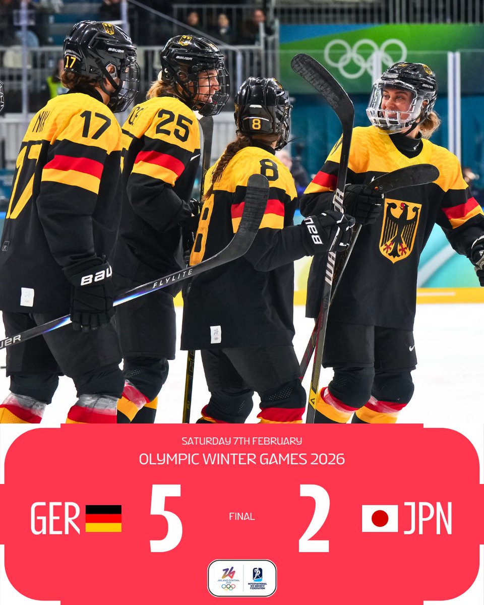 Victory for <a href="/deb_teams/">Deutscher Eishockey-Bund</a>! 🇩🇪👏 #Olympics #IIHF  

🔗 Game recap: iihf.com/en/events/2026…