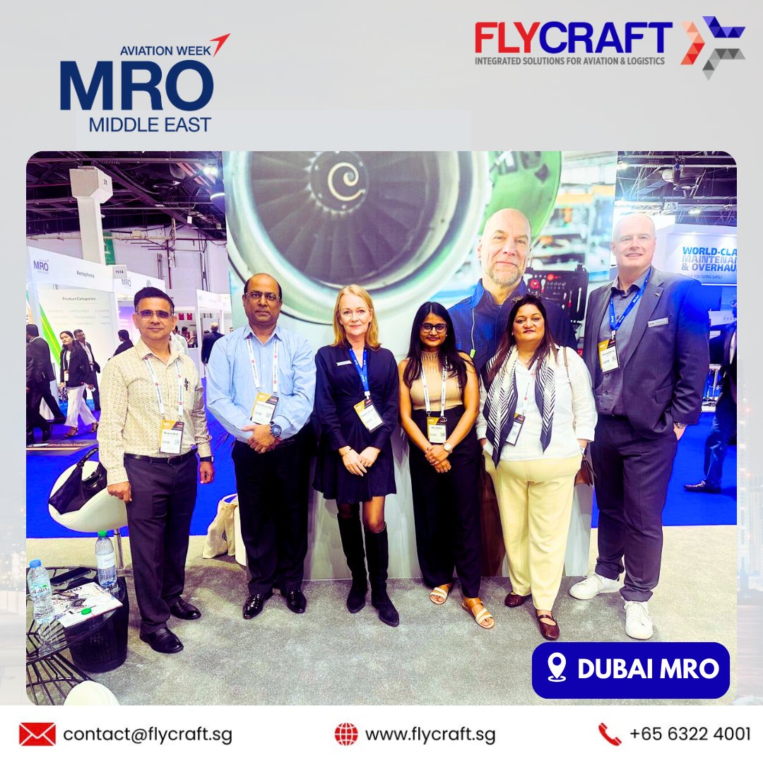 flycraftsg's tweet photo. Flycraft  two-day experience at Dubai MRO Middle East was productive, marked by strong engagement and exploration of new opportunities in the evolving aviation MRO landscape.
#Flycraft #DubaiMRO #MROMiddleEast #AviationIndustry #AircraftMaintenance #MROServices #Aerospace https://t.co/D7o4xl4UbA