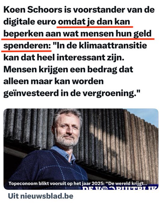 Er zullen alternatieve betaalsystemen opduiken als je geld begint te reguleren.
Niet allemaal even maatschappelijk verantwoord.
Maar dat zal de commi's worst wezen.