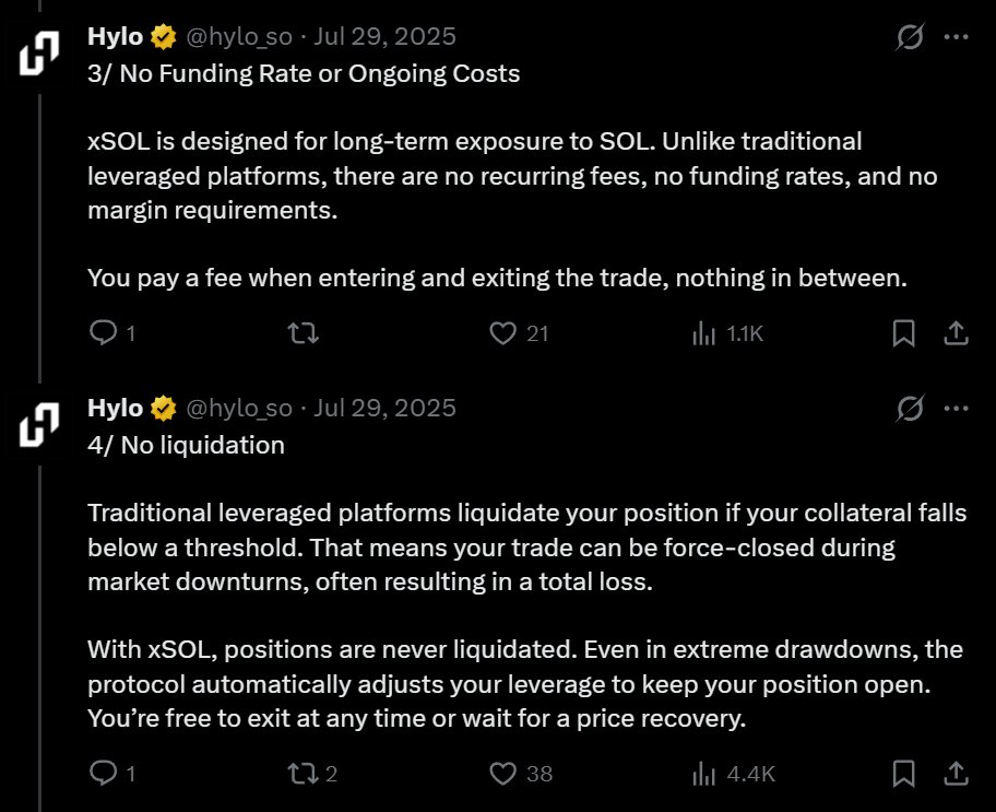 _smalles's tweet photo. @jussy_world @hylo_so @DeFiCarrot This is the marketing:
"designed for long-term exposure"
"in extreme drawdowns [...] automatically adjusts your leverage"
Why should anyone assume it adjusts the leverage AGAINST you? If its designed for long-term exposure, why do I have only dust left? https://t.co/2YW9sgrmEg