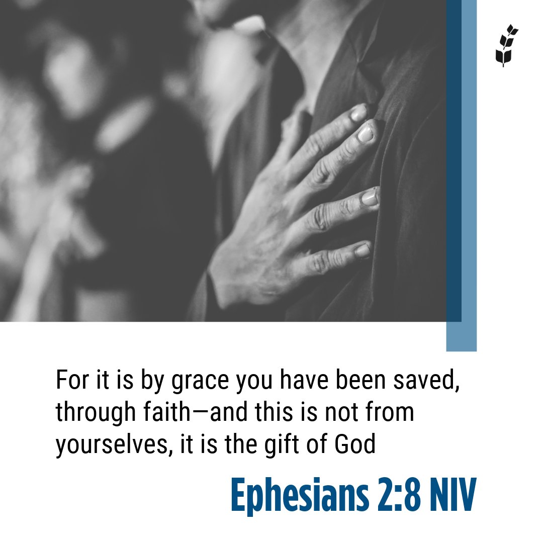 BibleLeague's tweet image. For it is by grace you have been saved, through faith—and this is not from yourselves, it is the gift of God—;not by works, so that no one can boast. Ephesians 2:8-9 NIV

Read more! bibleli.org/48nR8eh

#BibleLeague #VerseOfTheDay #VOTD #VOD