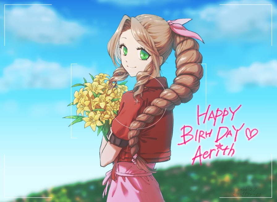 エアリスお誕生日おめでとう🎉
私の一番のヒロイン📸💖

#エアリス生誕祭2026
#エアリス誕生日おめでとう