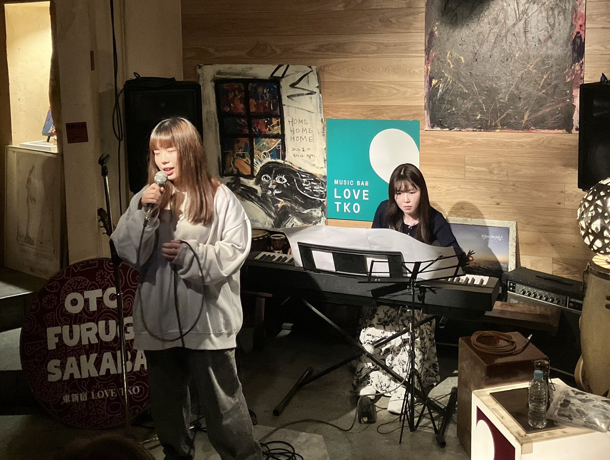 eachlaw's tweet photo. 本日唯一のエントリー、りなたまさん

I WISH
スキマスイッチ
Kiroro

長い間、いつ聴いてもグッとくる。
Vo.りなさんはバンドもやってるとか！
要チェックですね👀
練習時間足りずに悔しいとPf.たまきさん。
またやりましょう、是非✊

今日出てくれて
ほんとにありがとうございました🍥 https://t.co/XF5jG0DaHE