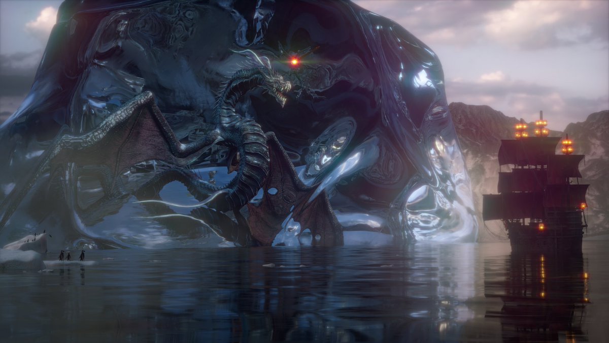 私の過去作品の1つ
リヴァイアサンを題材にしてもいいかなと思っています