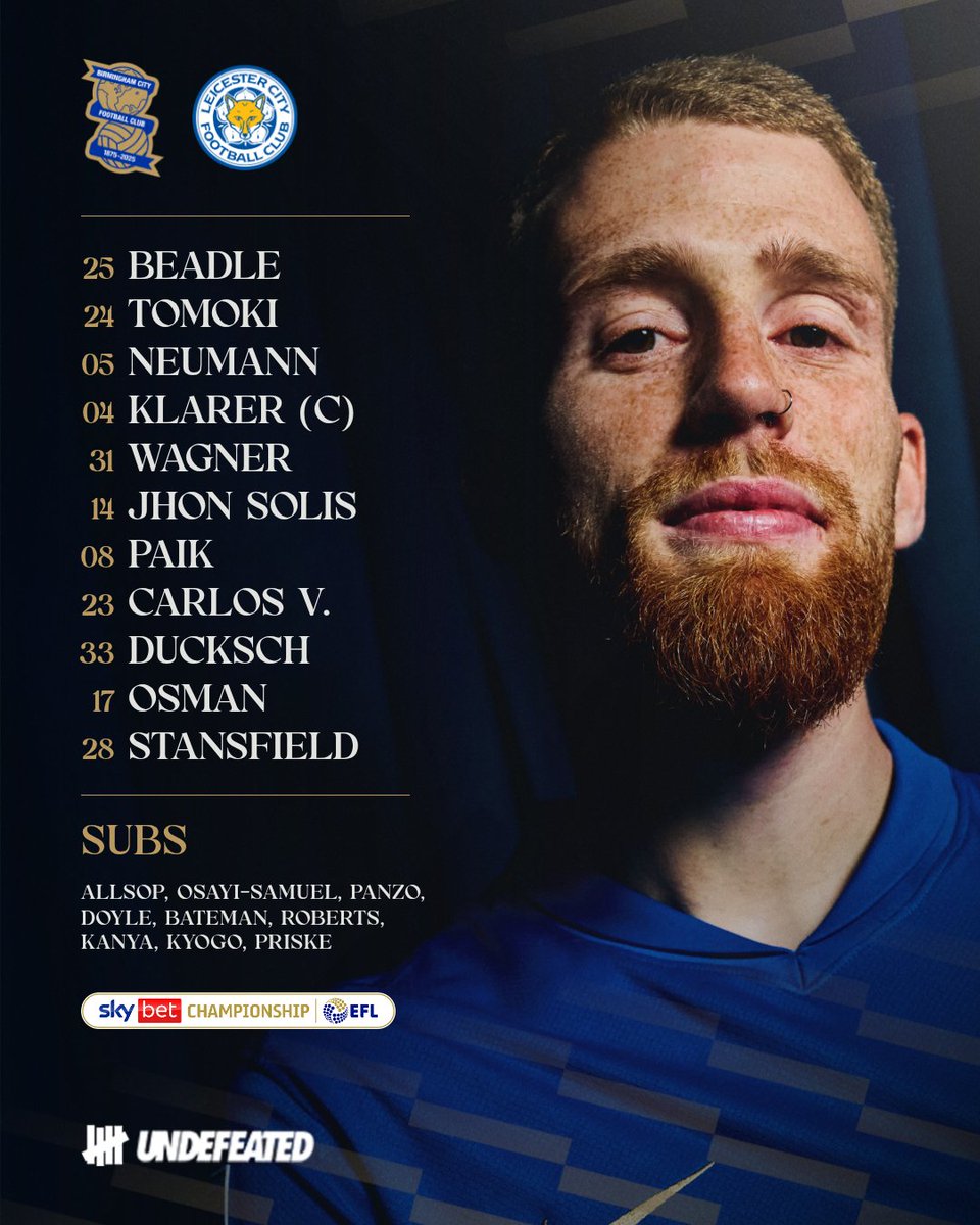 BCFC's tweet image. 𝙏𝙀𝘼𝙈 𝙉𝙀𝙒𝙎 🔵

One change from Oxford.

@carlosvcnt_ makes his full debut.