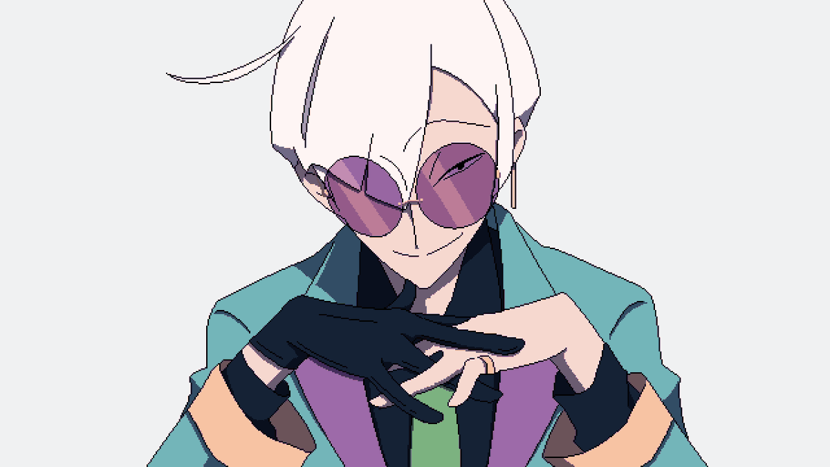 神墨の立ち絵（正面バージョン）が変更になりました！😀通常立ち絵では見えなかったアシンメトリーな部分や、細かな彩色がより分かりやすくなりました～👏👏👏