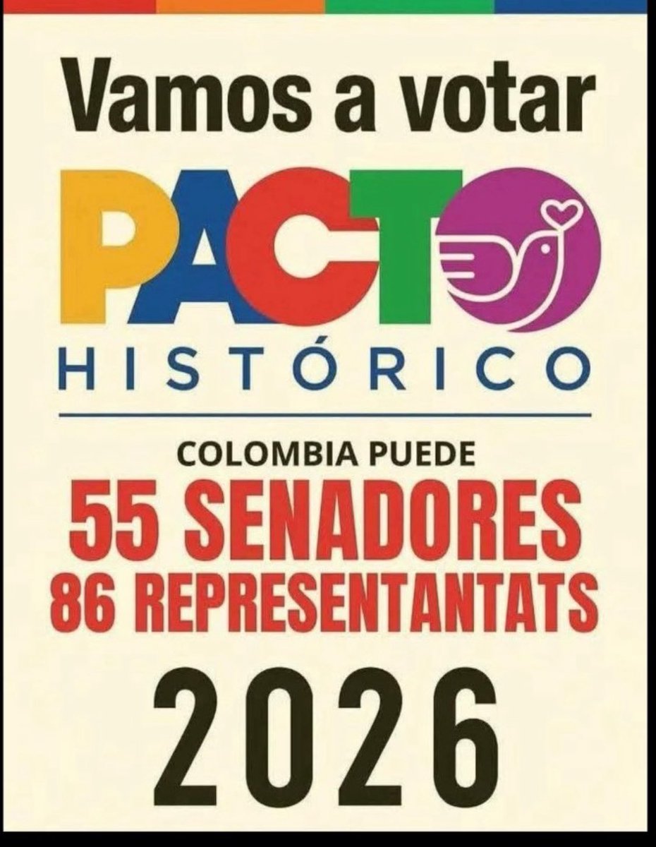 . Que tal si hacemos una maratón de seguirnos, los  que vamos a votar este 08 de marzo por cámara y senado por el pacto histórico y en primera vuelta nos vamos todos con <a href="/IvanCepedaCast/">Iván Cepeda Castro</a> como presidente 💪🏻