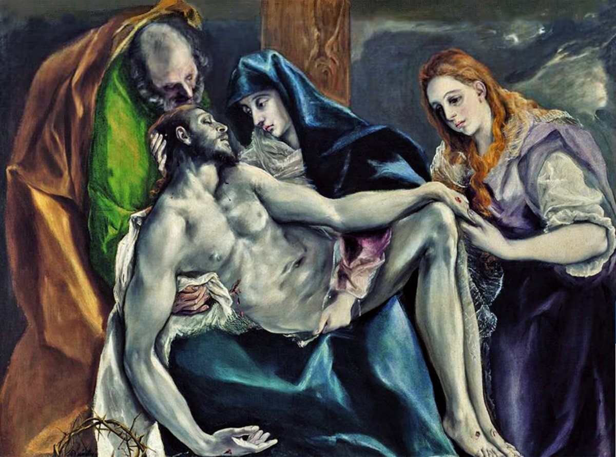 Otras colecciones. Otros Grecos

Stavros #Niarchos (1909-1996) fotografiado por Bill Ray en el Salón rojo del Hôtel de Chanaleilles, su residencia de París, sentado bajo La Piedad (h. 1581) de Domenikos Theotokopoulos el #Greco, una de las joyas de su colección.