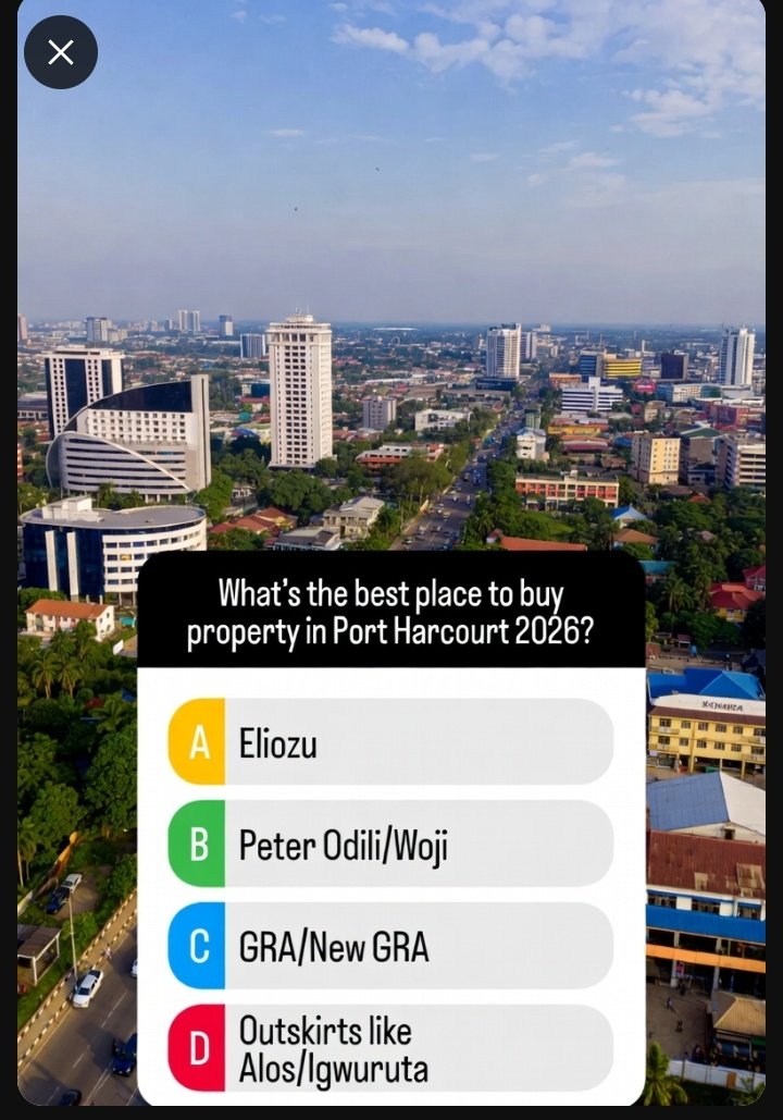 E__frame's tweet image. Port Harcourt rent in 2026 hitting different! What's your biggest monthly pain?
Vote &amp;amp; share your area/rent story below
A) GRA/Old GRA too pricey for what you get
B) Finding good shortlets in Woji/Peter Odili
C) Outskirts like Eliozu/Igwuruta value but far
D) Others