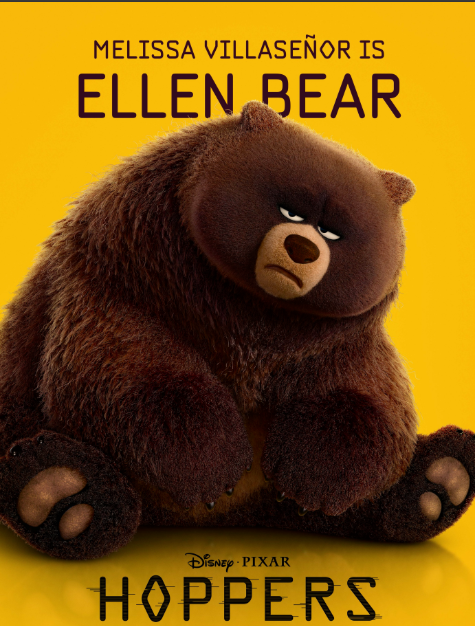 Tom1000xx's tweet photo. Last year Lizzard went mega viral because the lizard was teased in the movie Hopper, which is coming out in 2 weeks now.

Pixar just released the names of all the characters, the BEAR we need right now is Ellen

Name confiditon yesterday https://t.co/vSUEYPWrE0