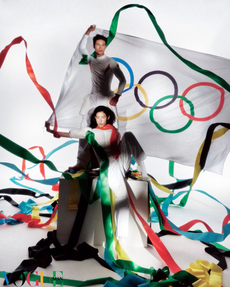 Team China’s 2026 Winter Olympics uniforms photographed by Win Tam for Vogue China.