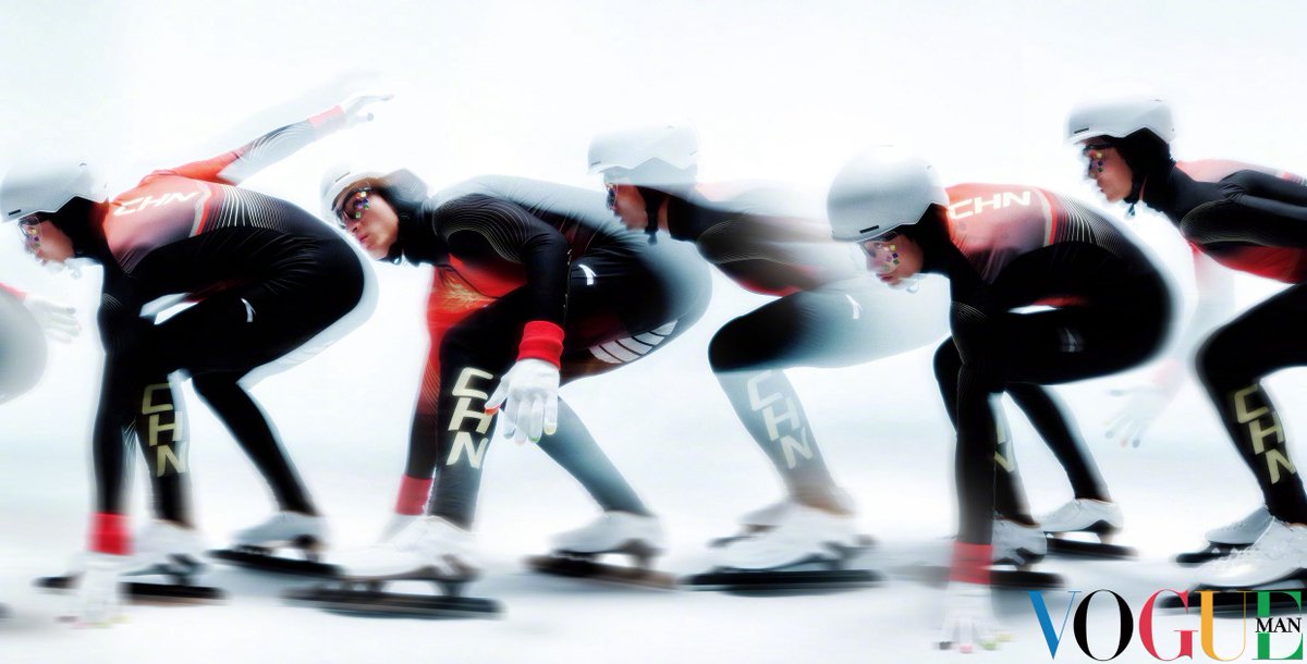 dearvotion's tweet image. Team China’s 2026 Winter Olympics uniforms photographed by Win Tam for Vogue China.