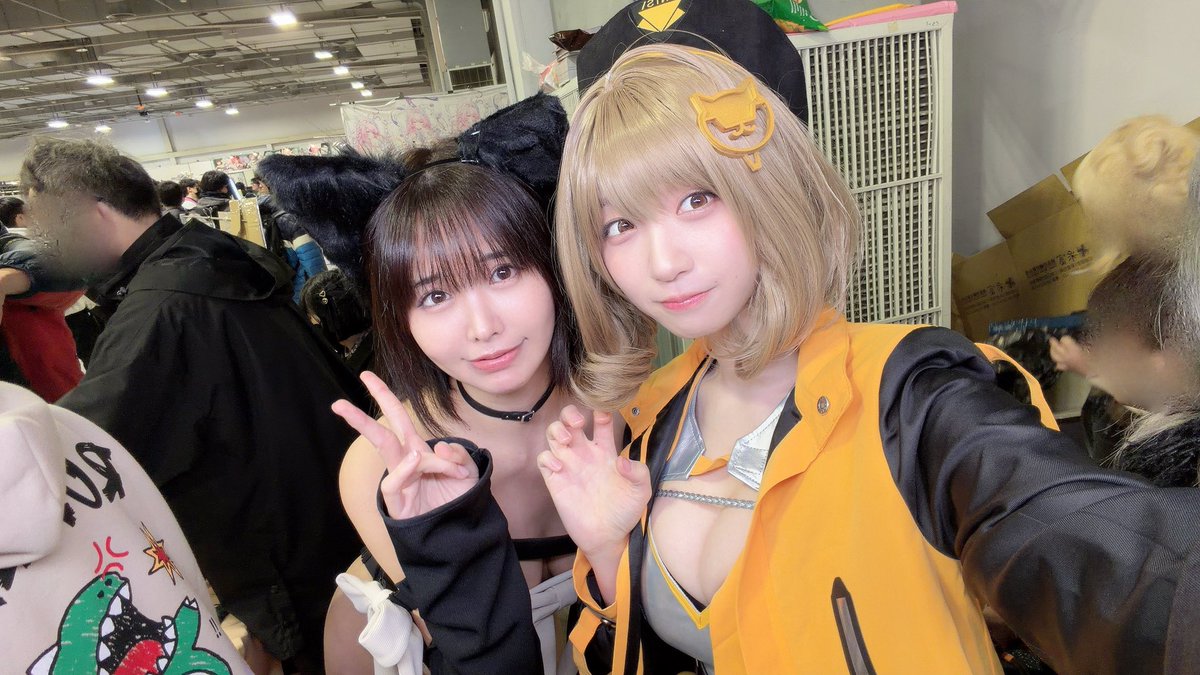 いつもお世話になってる小桃🍑とつぐさん！

<a href="/taomaruko/">小桃SiuTao(しうたお)💜</a> <a href="/tugu_kanden/">真中つぐ</a>