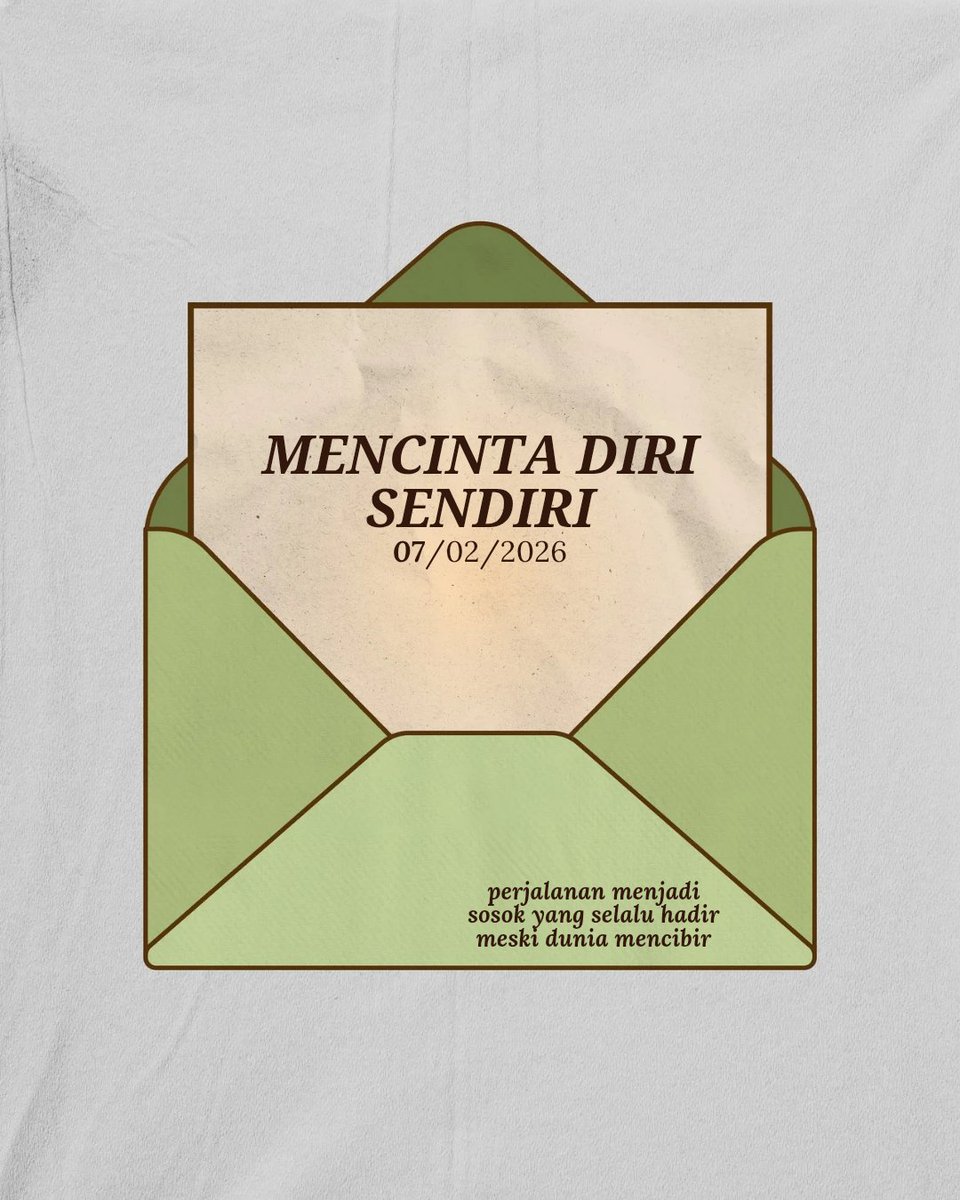 cactaism's tweet image. ㅤ
˚˖𓍢ִ໋ 𝓒𝒂𝒄𝒕𝒂𝒊𝒔𝒎𝒆 𝓣𝒂𝒓𝒐𝒕 ࣪˖ ִֶָ🌵་༘࿐
Kita memang tidak bisa mengontrol impresi orang lain terhadap kita, tapi nilai diri kita seharusnya selalu ada pada tangan sendiri.

#KataCacta edisi 7 Februari 2026.
ㅤ