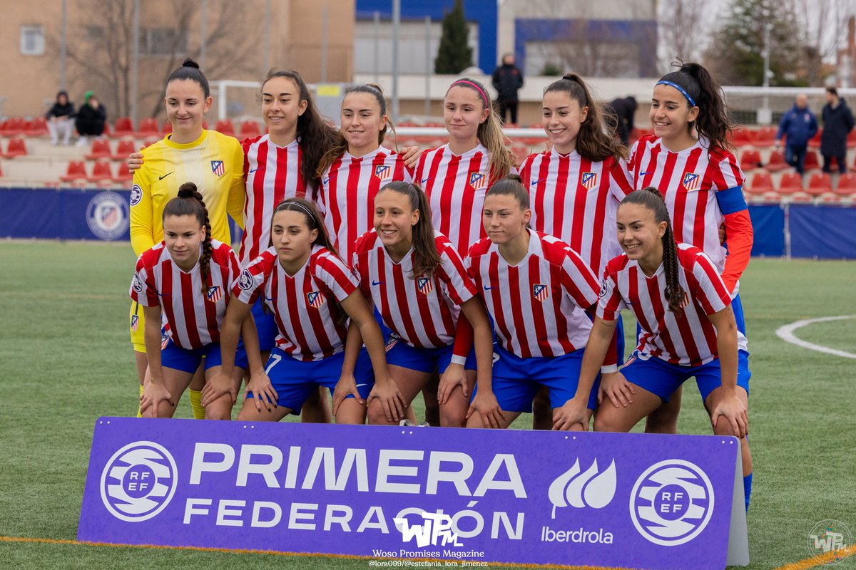 WosoMagazine's tweet image. 🚨JORANADA 1️⃣8️⃣🚨

#PrimeraFederacionIberdrola

@AtletiAcademia 🅱️ 🔴⚪️ 1️⃣➖0️⃣ @realmadridfem  🅱️⚪️⚪️

⚽ 🔴⚪ @Noaorre_7 

🏟 CD Atlético de Madrid                

#wosomagazine🧩 #AupaAtleti #HalaMadrid