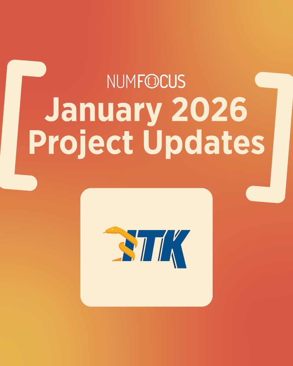 NumFOCUS tweet media