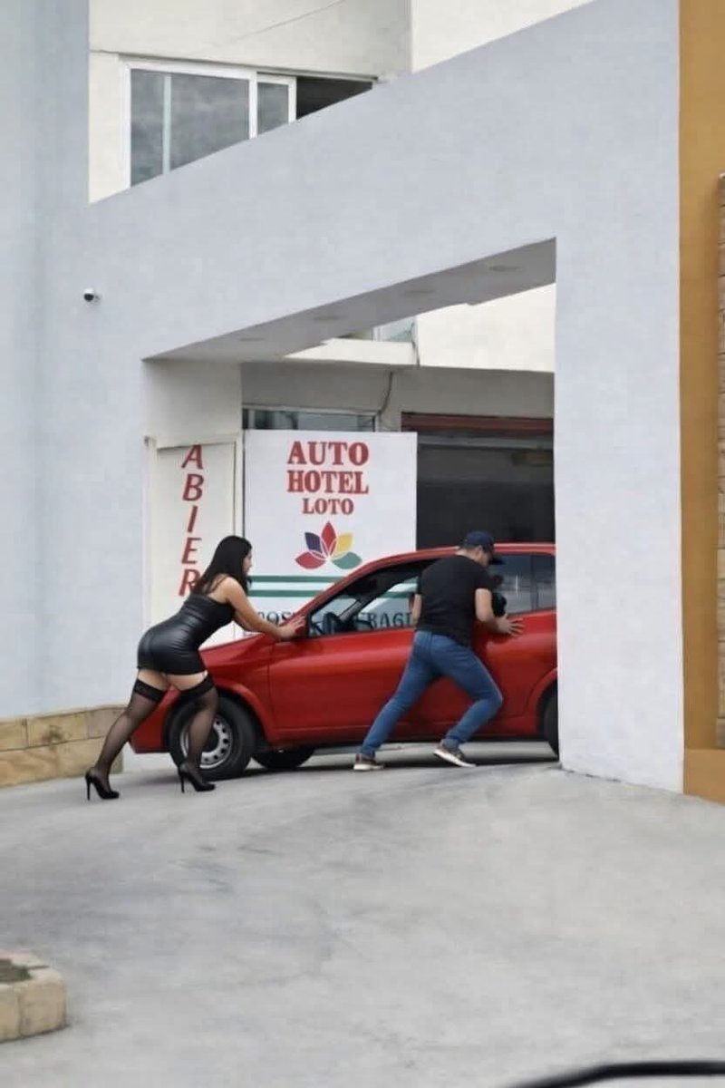 Cuando ibas a qué te la empujaran  y terminaste empujando.