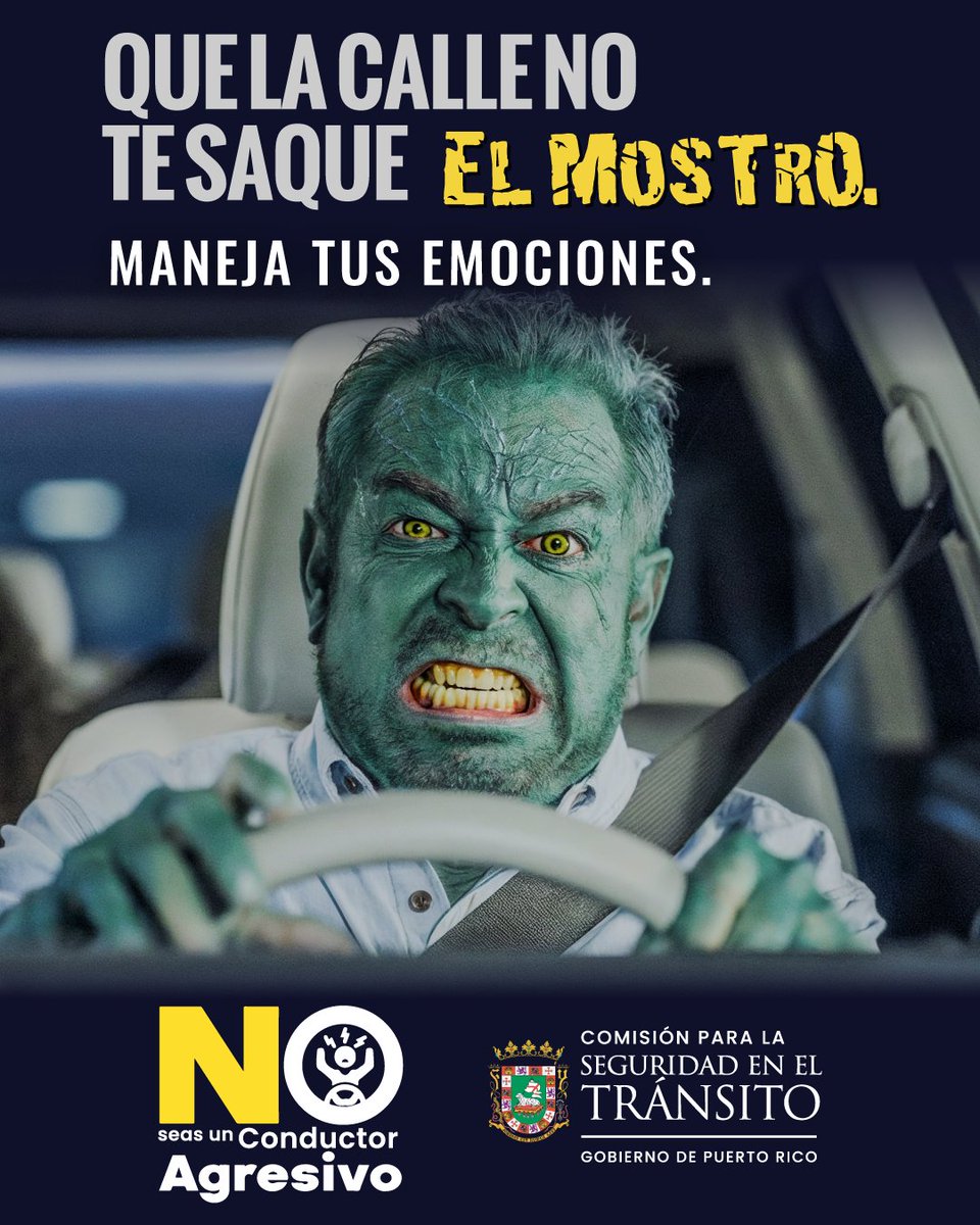 ¿Ya buscaste a tus pequeños a la escuela? ¿Vas de camino? 
Guía con precaución y no los pongas en peligro por un coraje. 

#NoSeasUnConductorAgresivo