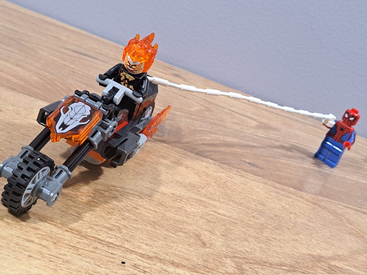 14thbricks's tweet image. Grabbed this set the other day for the bike. Nice little build for $10. Ghost Rider looks great too!
#lego #Marvel #ghostrider #Spiderman