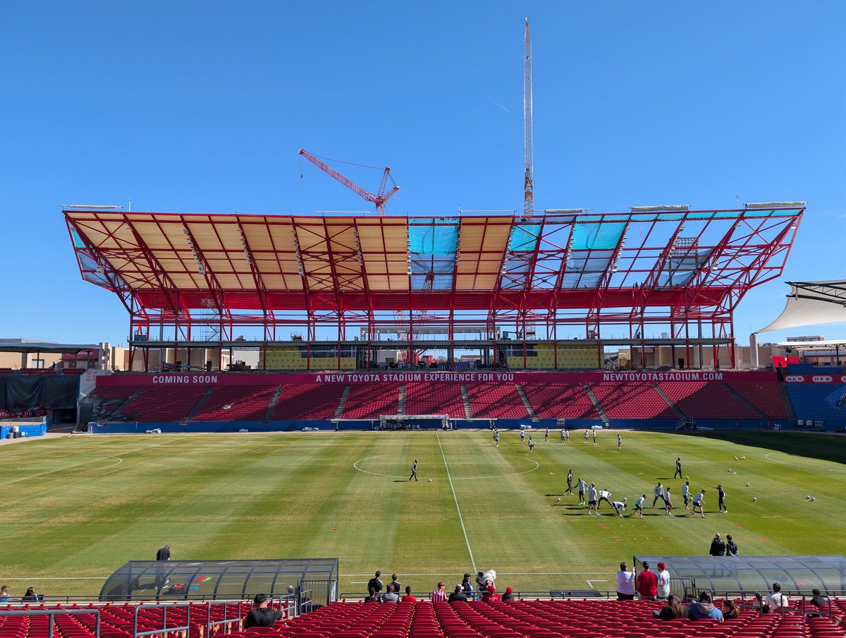 Looking good. Footy vibes are real.
