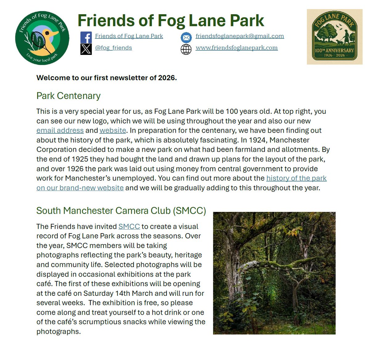 Friends of Fog Lane Park tweet media