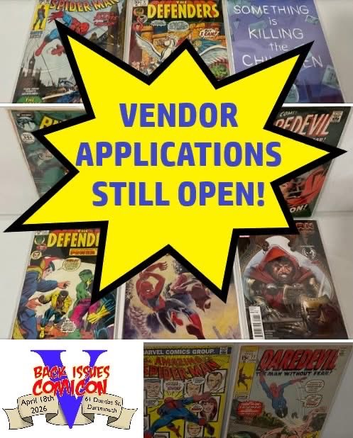 Back Issues Comicon tweet media