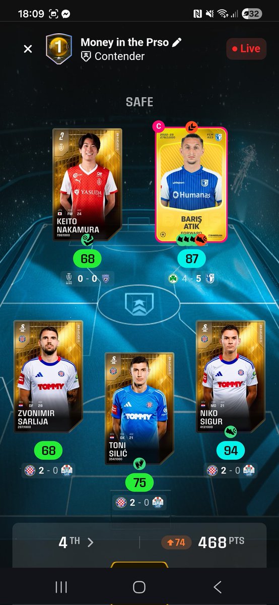 Week 2 of going completely overkill on the streak, can't wait for the decisives to stop when they're really needed 😂
