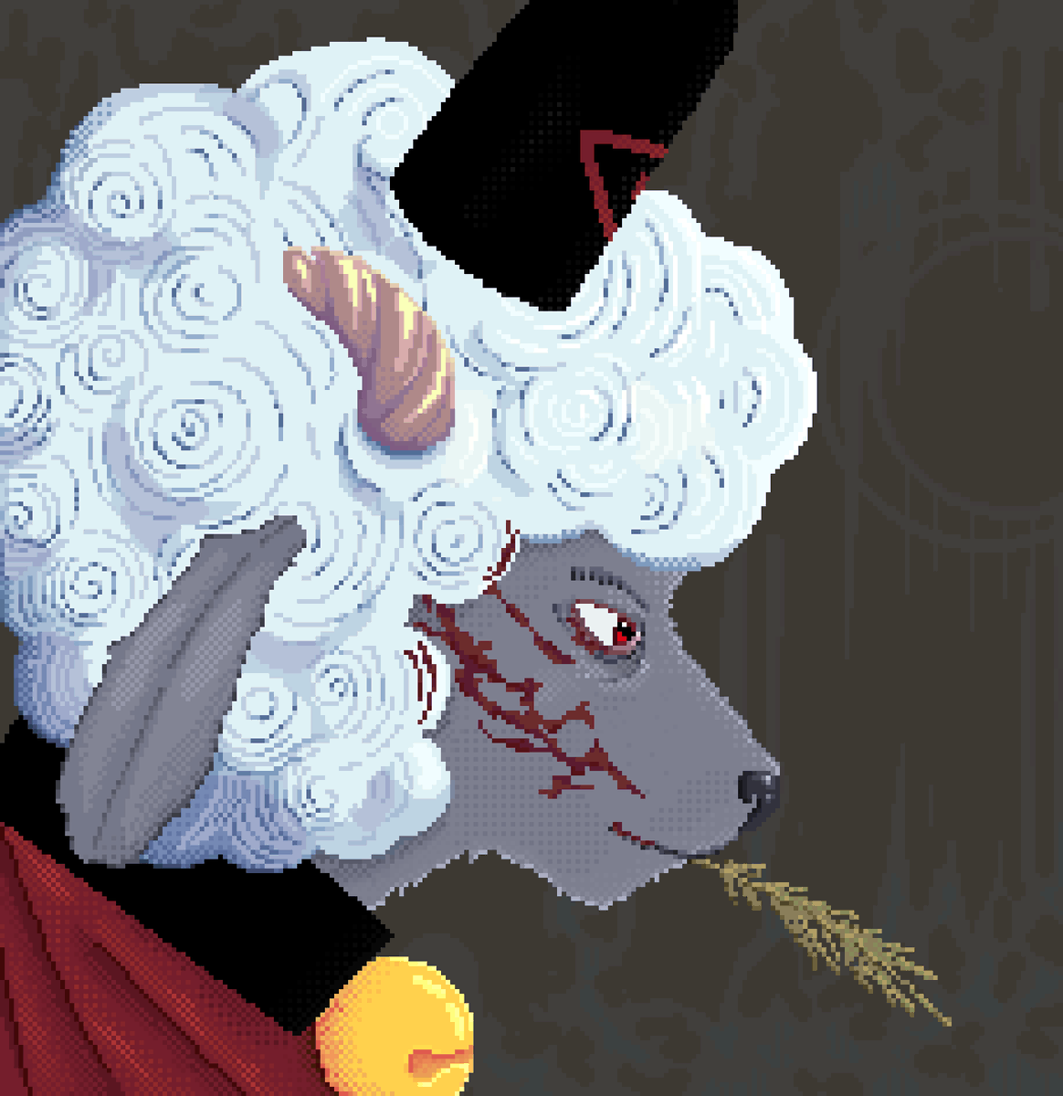 Cult of the lamb fanart 
#pixelart #CultoftheLamb #fanart