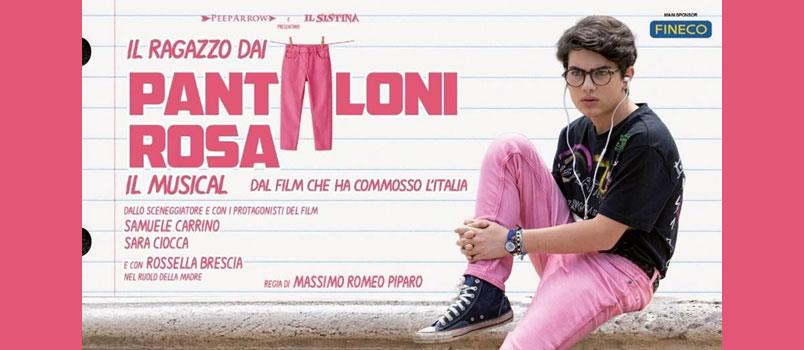 Teatro Sistina presenta il Musical "Il ragazzo dai pantaloni rosa" radiowebitalia.it/200668/teatro/…
