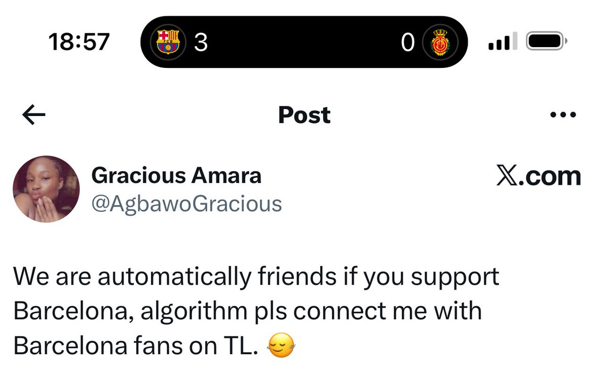 dAlphaSam's tweet image. I’m just so Pleased with Barcelona. I feel confident; we’re winning all Trophies this Season!