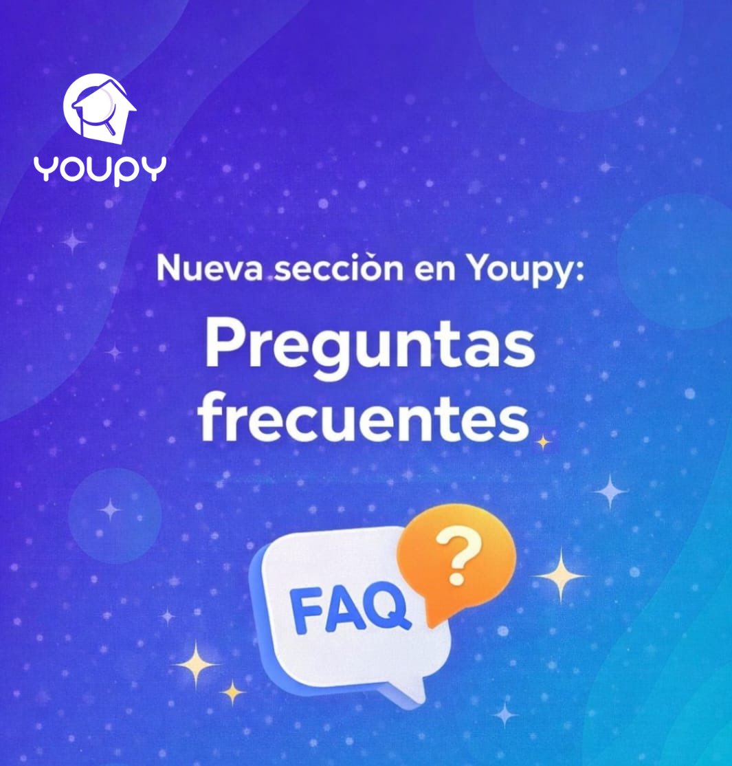 YoupyApp's tweet photo. 🆕 ¡Nueva sección en Youpy!
Ahora podés consultar las Preguntas Frecuentes para resolver tus dudas rápido y sin vueltas.

💬 ¿Querés saber cómo funciona la plataforma? Seguinos y enterate de todo!

👨🏻‍💻 https://t.co/L2QCugSrdM

#YoupyFAQs #SosYoupy #YoupyResponde https://t.co/2nPbQGVfvZ