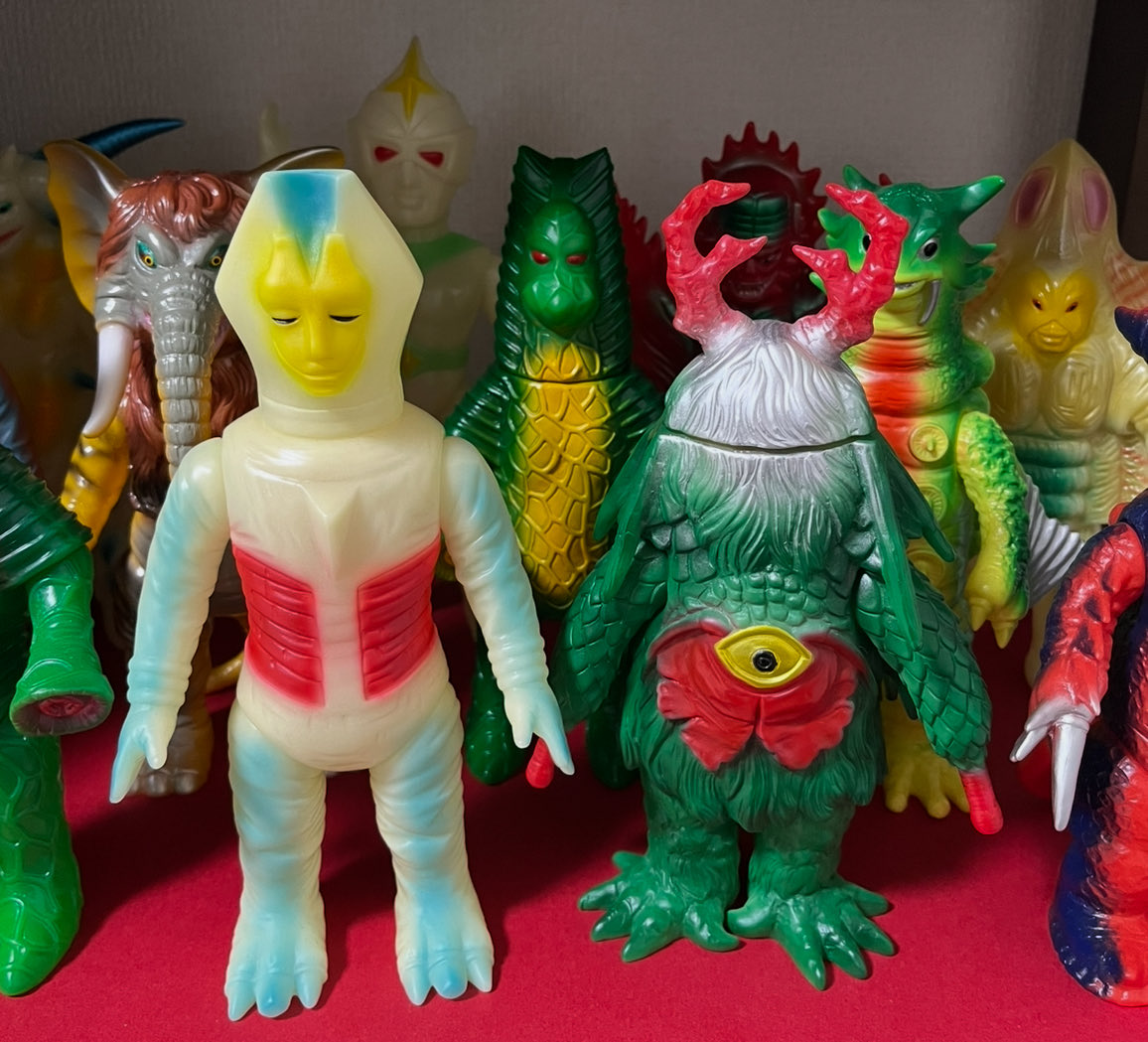 新生ブルマァクのミラーマン怪獣の新復刻、心待ちにしてる😊😊過去に