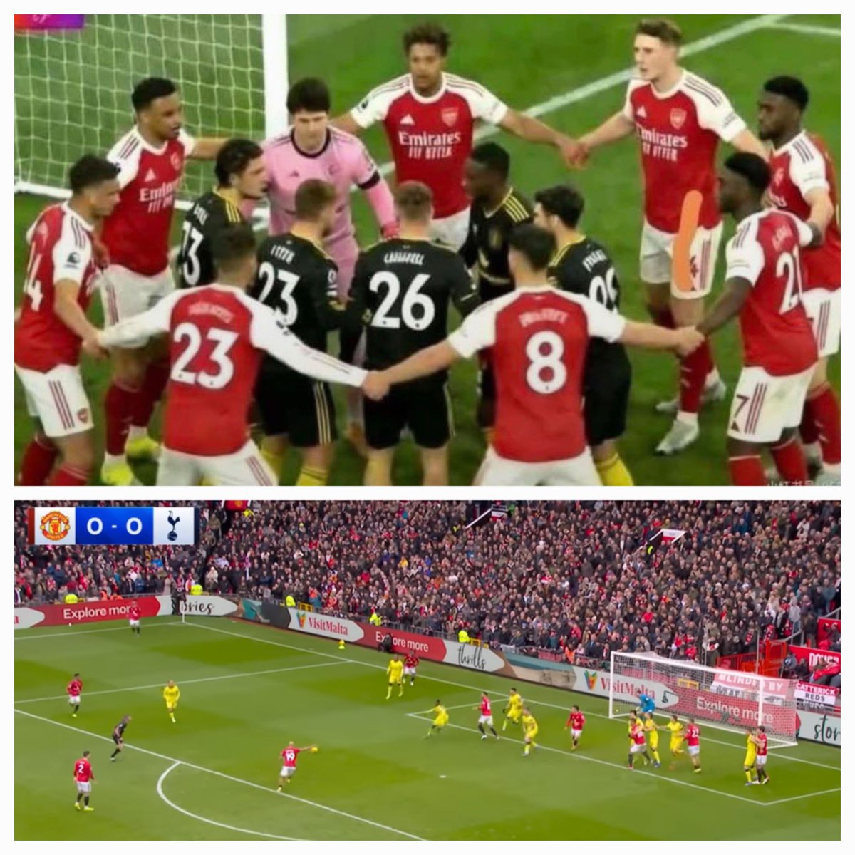 Arsenal Corners vs #MUFC Corners...