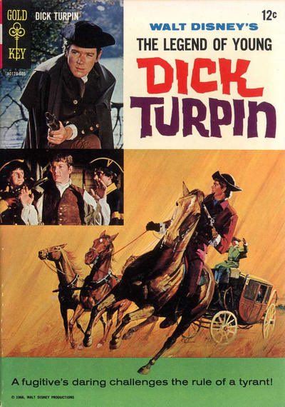 comicbookhist's tweet photo. Turning 60: WALT DISNEY’S THE LEGEND OF YOUNG DICK TURPIN; dated May 1966.
By Paul S. Newman & Dan Spiegle. #waltdisney #goldkeycomics https://t.co/pu1aFi4boN