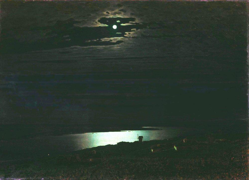 Moonlight Night on the Dnieper #artbots #kuindzhi