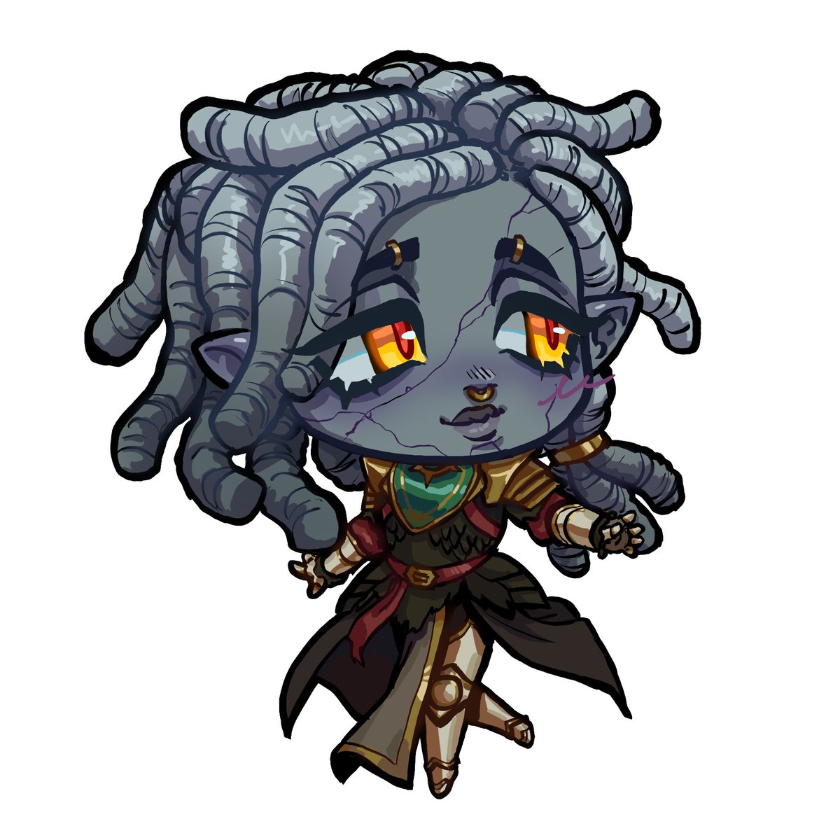 「Little Batch of chibi comms done via vge」|Viktor Maru 🇧🇷🏳️‍⚧️ Commissions Open!のイラスト
