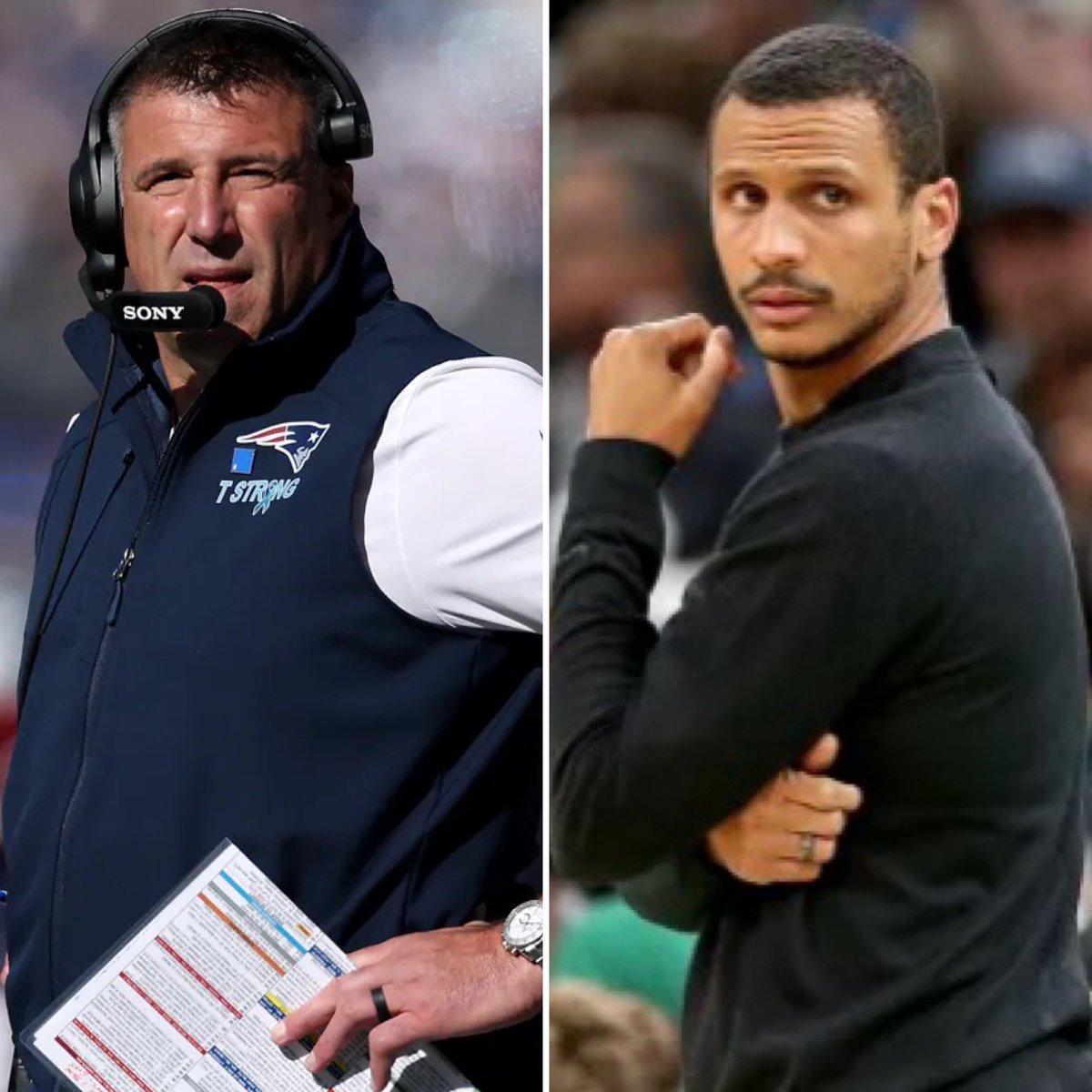 As a Boston sports fan, I hope that Mike Vrabel coaches the Patriots and Joe Mazzulla coaches the Celtics as long as they want to.

#NEPats #Patriots #DifferentHere #Celtics