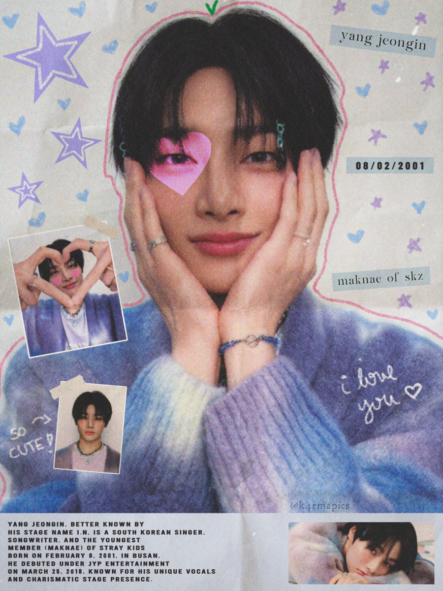 happy birthday, innie <3

#이엔이_사랑으로_반죽하는날 
#INfinityWithJeongin
#HAPPYINDAY