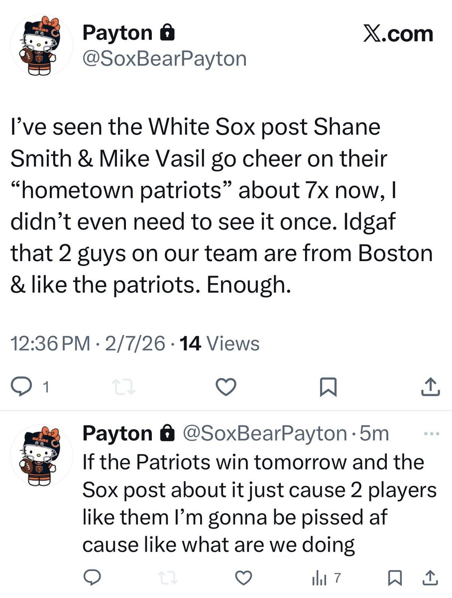 Is this really worth getting all hot and bothered about? #WhiteSox